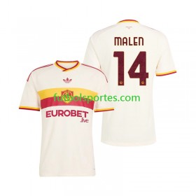 Camiseta AS Roma Donyell Malen 14 Segunda Equipación 2026/2027
